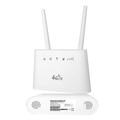 Mobile Hotspot RJ45 RJ11 LAN 2.4 G WiFi Router , Dual SIM 4G LTE Router